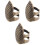 3Pièces Anneaux Thimble Pour Couture Réparation 3