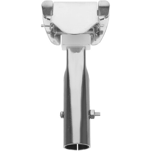 2Pièces -Balai En Acier Inoxydable Argenté Pour Fixation Solide 1