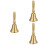 3Pièces Décorative Cuivrée Or Service 6