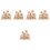 5 Sets 3D Wooden Puzzles Easter Educational Assembly Toy For Kids 6