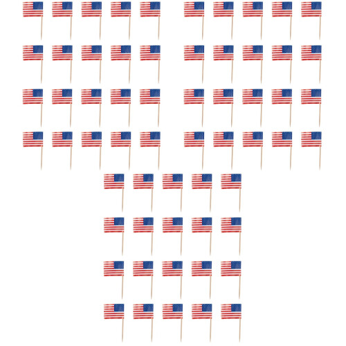 600Pièces Drapeaux Multicolores Pour Décorations De Cocktails 2