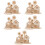 5 Sets 3D Wooden Puzzles Easter Educational Assembly Toy For Kids 9