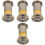 4Pièces Visionneuse Large Angle En Cuivre Pour Porte 5