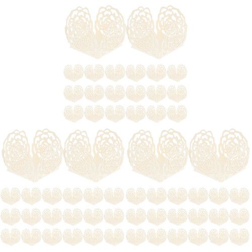 150Pièces Supports Papier Clair Pour Chocolats Bonbons 2