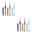 6Pièces Nail Art Assorties Outils De Et Points 6