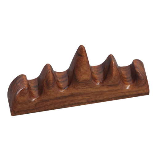 2Pièces Porte-Pinceaux En Bois Marron Pour 1