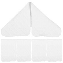 White Cotton Face Towel Soft Absorbent 5pcs For Daily Use