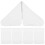 White Cotton Face Towel Soft Absorbent 5pcs For Daily Use 1
