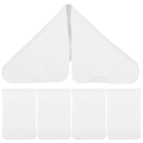 White Cotton Face Towel Soft Absorbent 5pcs For Daily Use