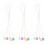 15Pièces Baby Teeth Keepsake Box Blanche Rangement Sûr Dents 5