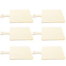 12Stk Kleine Holz Schneidebretter Khaki Handmade Kinder Spielzeug