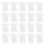 20Pcs Lightweight Disposable Makeup Face Covers White for Dressing 1