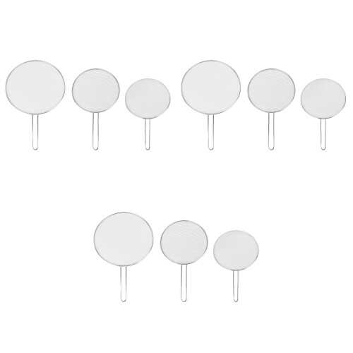 9Pièces Acier Inoxydable Longue Cuisine Argent 2