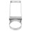 Silver Universal Pipe Clamp Metal Wall Mount Holder for Chimney 1