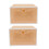 4Pcs Transparent Yellow Footwear Storage Boxes Stackable Plastic Cases 1