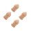 4Pcs Durable Wood Pineapple Finials Decorative Post Tops for Home 5