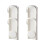 2Pièces Porte- Mural Pliable ABS Solide Pour Maison 2