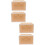 4Pcs Transparent Yellow Footwear Storage Boxes Stackable Plastic Cases 7