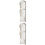 2Pièces Porte- Mural Pliable ABS Solide Pour Maison 5