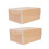 4Pcs Transparent Yellow Footwear Storage Boxes Stackable Plastic Cases 9