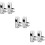 3 Pieces Shower Bracket Wall Mount Holder Hand Bathroom Accessories 5