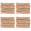5600Pcs Multi-Function Khaki Bread Ties Flexible Party Candy Bag Ties 5