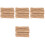 5600Pcs Multi-Function Khaki Bread Ties Flexible Party Candy Bag Ties 3