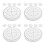 20Pcs Durable White Kumihimo Disk Braiding Tool for Bracelet Making 5