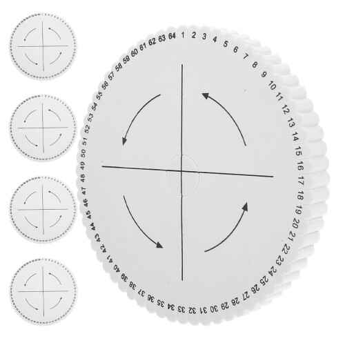 20Pcs Durable White Kumihimo Disk Braiding Tool for Bracelet Making 1