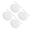 20Pcs Durable White Kumihimo Disk Braiding Tool for Bracelet Making 10