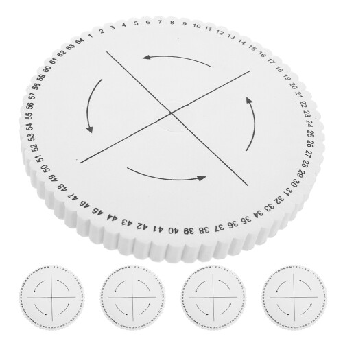20Pcs Durable White Kumihimo Disk Braiding Tool for Bracelet Making 2