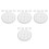 20Pcs Durable White Kumihimo Disk Braiding Tool for Bracelet Making 7