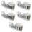 5Pcs Waterproof Black 3D Piano Keyboard Labels for Practice Use 9