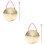 2Ensembles Hand Gong Cuivre Instrument Percussion Chinois Musical 6