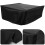 5Pcs Dustproof Black Oxford Cloth Vinyl Turntable Covers 10