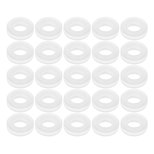 150Pièces Rondelles Silicone Transparentes Pour Boucles D'oreilles 1