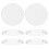 12Pièces Lentilles Transparentes Pour Cours De Physique Expériences 2