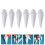 6Pièces Figurines Glace En Mousse Blanche Pour DIY Éducation 9