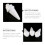 6Pièces Figurines Glace En Mousse Blanche Pour DIY Éducation 7