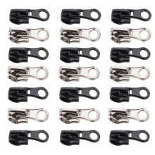 40 Pcs Nylon Zipper Heads Repair Accessories Automatic Puller