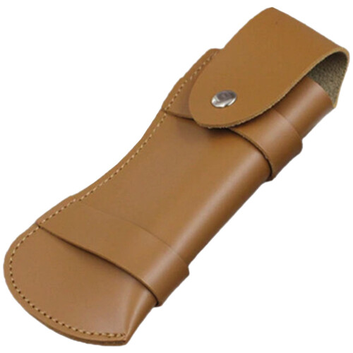 3Pièces Protège-Cutter En Cuir PU Marron Clair Résistant