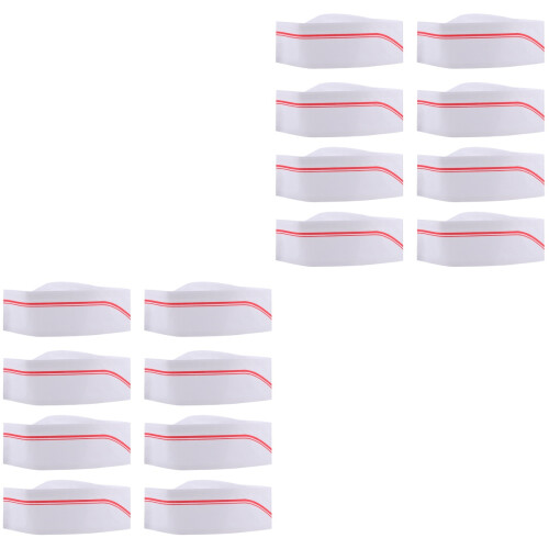 100Pièces Toques De Chef Jetables Confortables Pour Cuisine 2