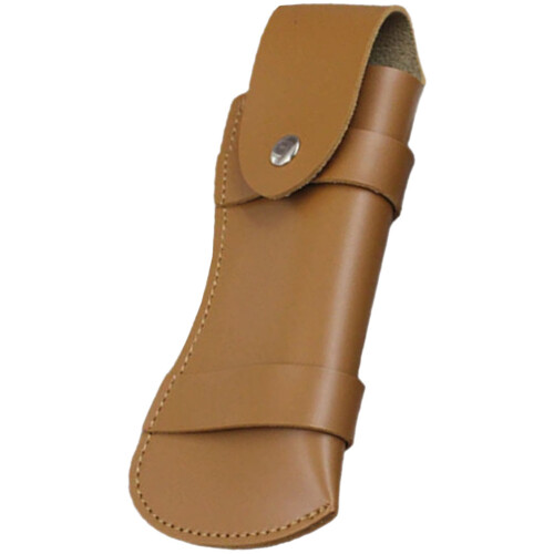 3Pièces Protège-Cutter En Cuir PU Marron Clair Résistant 1
