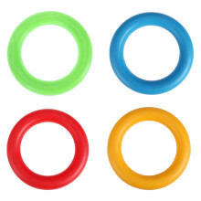 12Pièces Anneaux De Jet Pe Multicolores Pour Enfants Activités