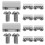 20 Pcs Cable Clamp Wire Rope Fastener For Picture Hanging String Light 1