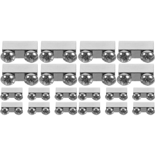 20 Pcs Cable Clamp Wire Rope Fastener For Picture Hanging String Light 2