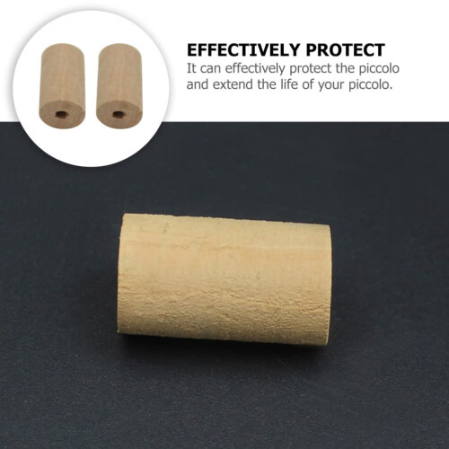 Natural Cork Piccolo Cork Stopper Set, 2 Pack Replacement Joint Protectors for Piccolo 2