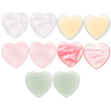 40Pcs Versatile Crystal Heart Ornaments Colorful Crystal Table Decor