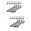 2Pièces Fixations Roller Sangles Boucles Robustesse Ajustabilité 7