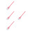 4Pcs Portable Pink Back Scrubber Lotion Applicator with Handles 10